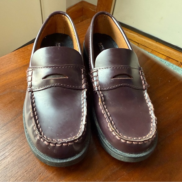 Sperry Colton Loafer in Burgundy. Little kid size 2.5. - Picture 2 of 8